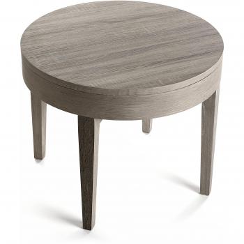 Versa 20360070_marron Mesa Auxiliar Color Roble Henderson, 55 X 55 X 45 Cm, Marrón