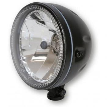 Faro Principal Highsider Skyline 5 3/4 pulgadas con anillo de luz de estacionamiento LED - Negro