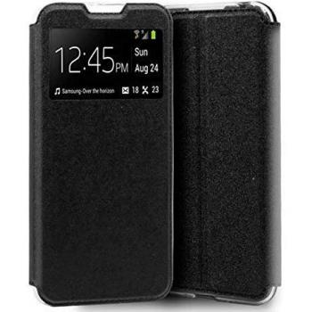 Funda Libro Soporte con Ventana Negra para Zte Blade A7 2020
