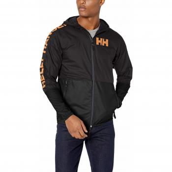 Helly Hansen Active Windbreaker Jacket, Hombre, Ebony, S