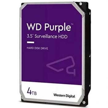 Disco Duro Interno SATA 4TB Western Digital Purple para Vigilancia 3.5 CMR