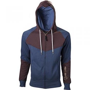 Import Europe - Sudadera Hoja Oculta Assassin\'s Creed Unity, Talla L, Color Azul/Marrón