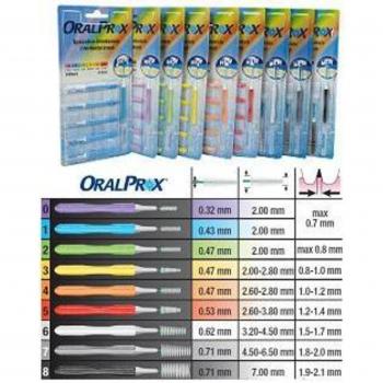 OralProx Cepillo Interdental Talla 0 Morado 6uds