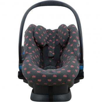 Funda para Silla de Coche Besafe Izi Sleep - Suave y Transpirable Jyoko Fluor Heart
