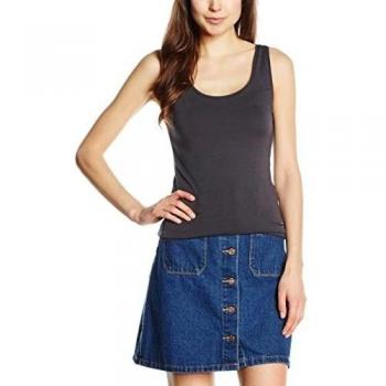 VILA CLOTHES VIOFFICIEL NEW TANK TOP-Tank Top Mujer    gris