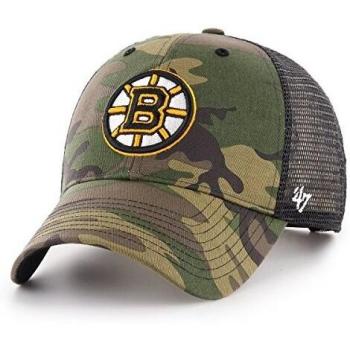 47_brand Gorra NHL Boston Bruins MVP Trucker Camo Branson Verde/Negro/Multi Talla: OSFA
