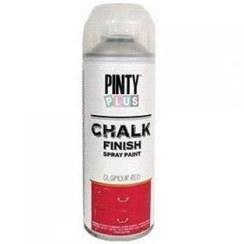 PINTYPLUS CHALK 818 Pintura spray a la tiza 520cc Glamour red CK818, 400 ml