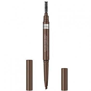 Rimmel London Brow This Way Fill & Sculpt Lápiz de Cejas, Tono 2 Medium Brown - 10 gr