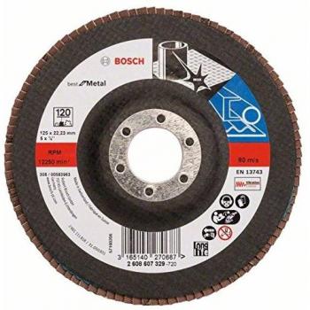 Bosch 2 608 607 329 - Disco de láminas - 125 mm, 22,23 mm, 120
