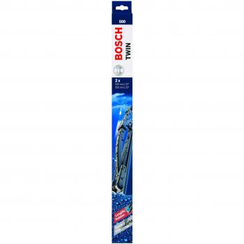Escobilla limpiaparabrisas Bosch Twin 500, Longitud: 500mm/500mm – 1 juego para el parabrisas