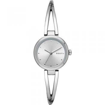 Reloj de mujer DKNY Crosswalk NY2789 de acero inoxidable plateado 26 mm