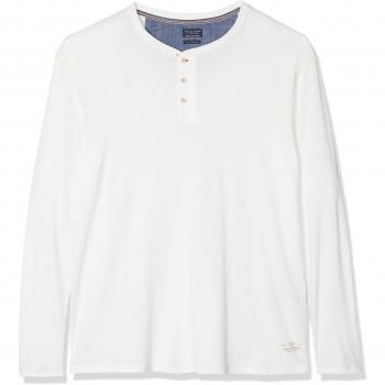 JACK & JONES Jprhenry tee LS Henley PS, Camisa Manga Larga para Hombre, Blanco Cloud Dancer, XXXX-Large