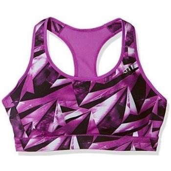 adidas Rb Bra Print 2 - Sujetador para mujer, color morado, talla XXS