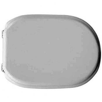 Asiento de inodoro Hidra Memory Forma 6, blanco, de madera