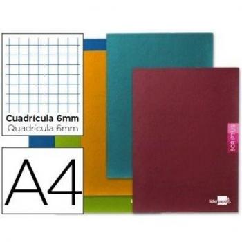 Liderpapel - Libreta scriptus a4 48 hojas 90g/m2 cuadro 6mm con margen