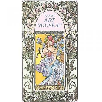 Tarot Art Nouveau - Tarocchi del Arte Nuevo con ilustraciones de primavera