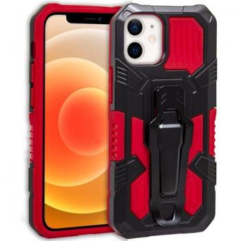 Funda Cool Hard Clip Roja para iPhone 12 Mini