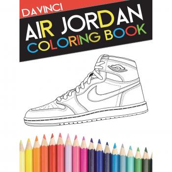 Air Jordan Coloring Book: Sneaker Adult Coloring Book: 2