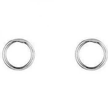 Córdoba Jewels | Pendientes en plata de ley 925. Diseño Circle Mini Silver