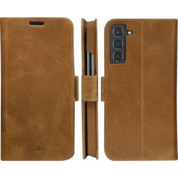 Funda Delgada de Cuero Marrón para Samsung Galaxy S22+ - Dbramante Copenhague