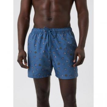Björn Borg Borg Print Swim Shorts Blue, M