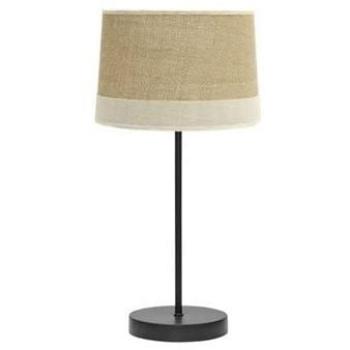 Lámpara de Mesa Sobremesa Tietar 1xe14 Saco/beige 44x22x22 Cm - Diseño Moderno FABRILAMP