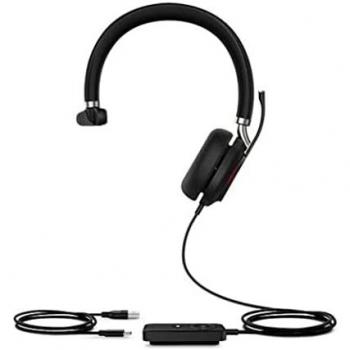 Yealink UH38 Auriculares Inalámbrico y Alámbrico Diadema Llamadas/Música USB Tipo C Bluetooth Negro