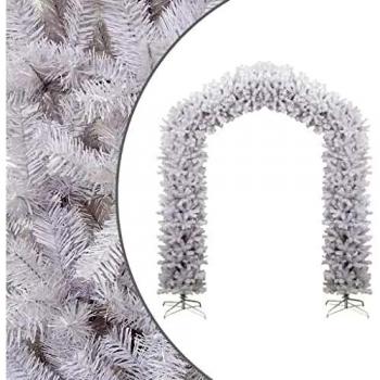 vidaXL Christmas Tree Arch White 270 cm