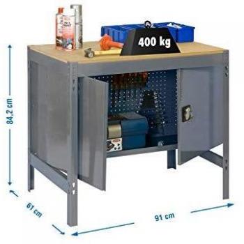 Simonrack - Kit banco trabajo bt-3 locker 900 oscuro