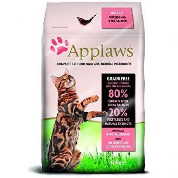 Applaws Adult Chicken & Salmon Dry Cat Food - 400g