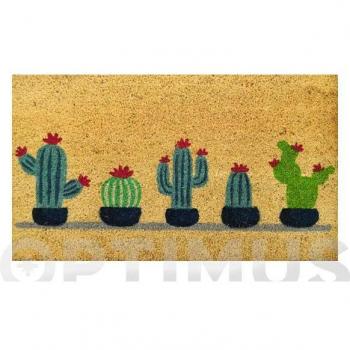 Felpudo Coco Estampado Cactus Surtido 40x70cm