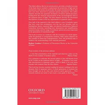 Quantum Theory of Light: Advanced Theoretical Physics Textbook