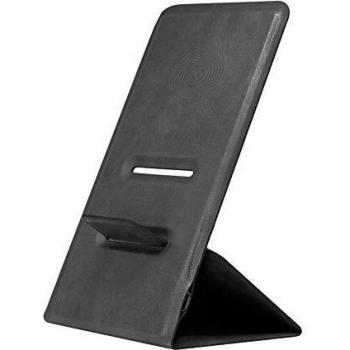 Celly Cargador Inalámbrico de Red de Pie Plegable Soporte, Carga Rápida Wireless 10W, 10A, Negro