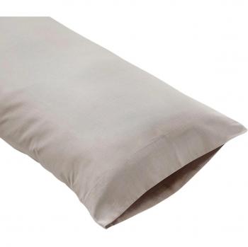 San Carlos Combicolor - Funda de almohada, 75 cm, color crema
