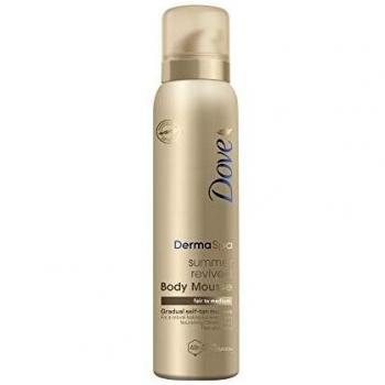 Dove Summer Revived Mousse Corporal Autobronceado Ligero 150ml, Espuma Autobronceadora Tono Light To Medium 150 Ml
