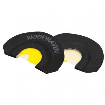 Woodhaven Custom Calls Modified Cutter Mouth Call, 3 Reed, Black/Red, WH512