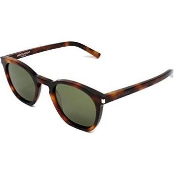 Saint Laurent SL 28 Sunglasses, Brown, Female, Size: 49 MM