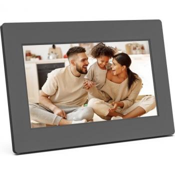 Agfaphoto Realiview APF700WIFI Marco de Fotos Digital de 7'' - Pantalla LCD de 7 pulgadas, conectividad WiFi, capacidad para mostrar fotos y vídeos, soporte para tarjetas SD/SDHC, función