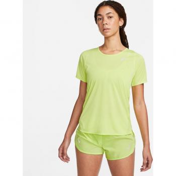 Camiseta de mujer Nike Dri-FIT Race Amarillo (L) - Entrenamiento, manga corta