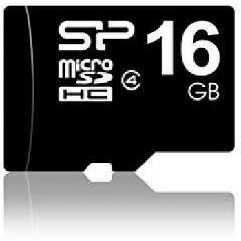 Silicon Power 16GB MicroSDHC 16GB MicroSDHC Class 4 Memoria Flash - Tarjeta de Memoria