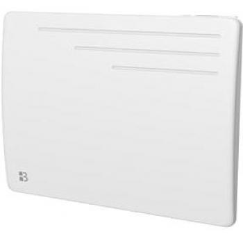 Radiador eléctrico fijo horizontal de hierro fundido Bestherm Motu 1000W con inercia seca, color blanco