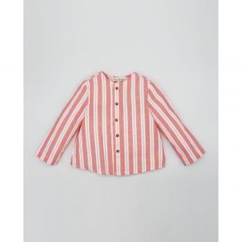 Camisa rayas anchas rojas de Fina Ejerique