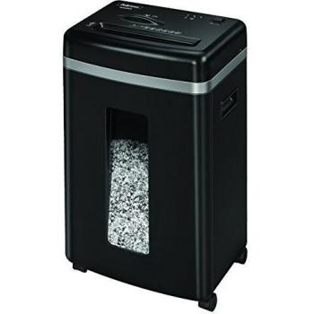 Fellowes 450M - Destructora trituradora de papel, microcorte, 9 hojas