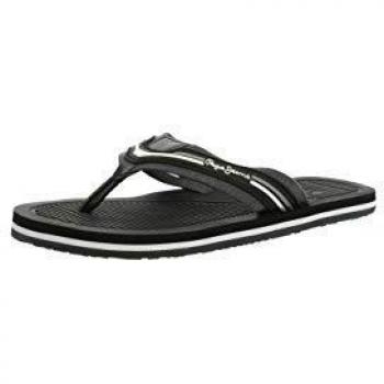 Pepe Jeans, Off Beach Black PMS90065,Flip Flops for Men, 42