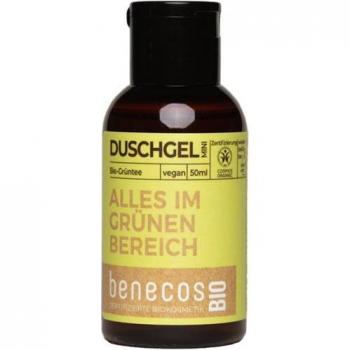 Benecos Gel de Baño Te Verde Mini Viaje Bio Vegano 50ml