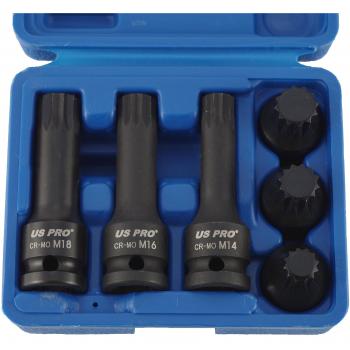 US PRO B1379 M14 M16 M18 Llave de impacto M14/M16/M18