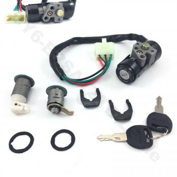 Scooter Asamblea Interruptor de llave y cerradura de algunos Retro estilo chino Scooter gy6-parts 4stroke Benzhou Yiying yy50qt-14 a Znen Bella BMS Jmstar...