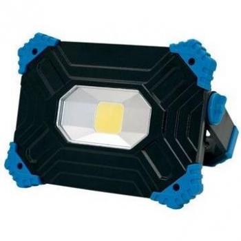 Linterna de trabajo LED COB 20W 2000lm con cable USB C IP54 color negro y azul