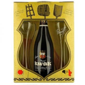 Kwak - Cerveza rubia + 2 vasos