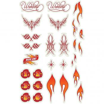 Wishbone Design Studio Stickers, Flames